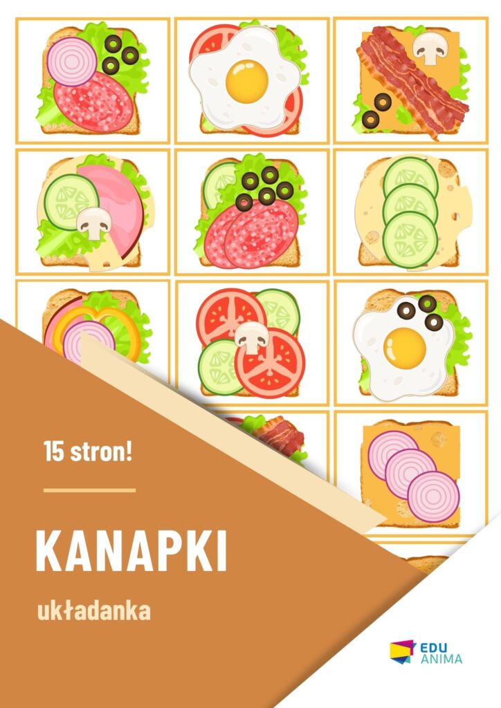 Układanka „Kanapki” (e-book z kartami pracy)